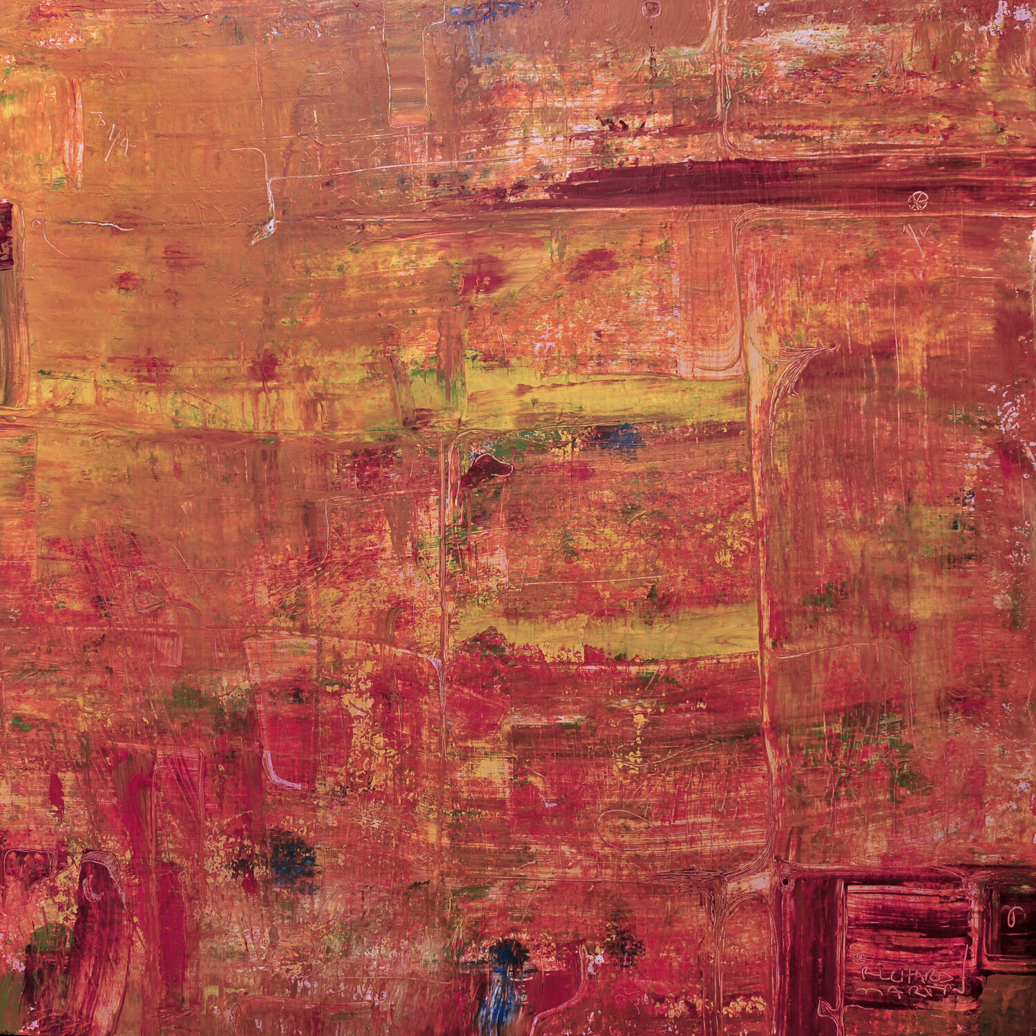 ©  La escalera infinita - CURV 401 Richard Martin Original painting for sale