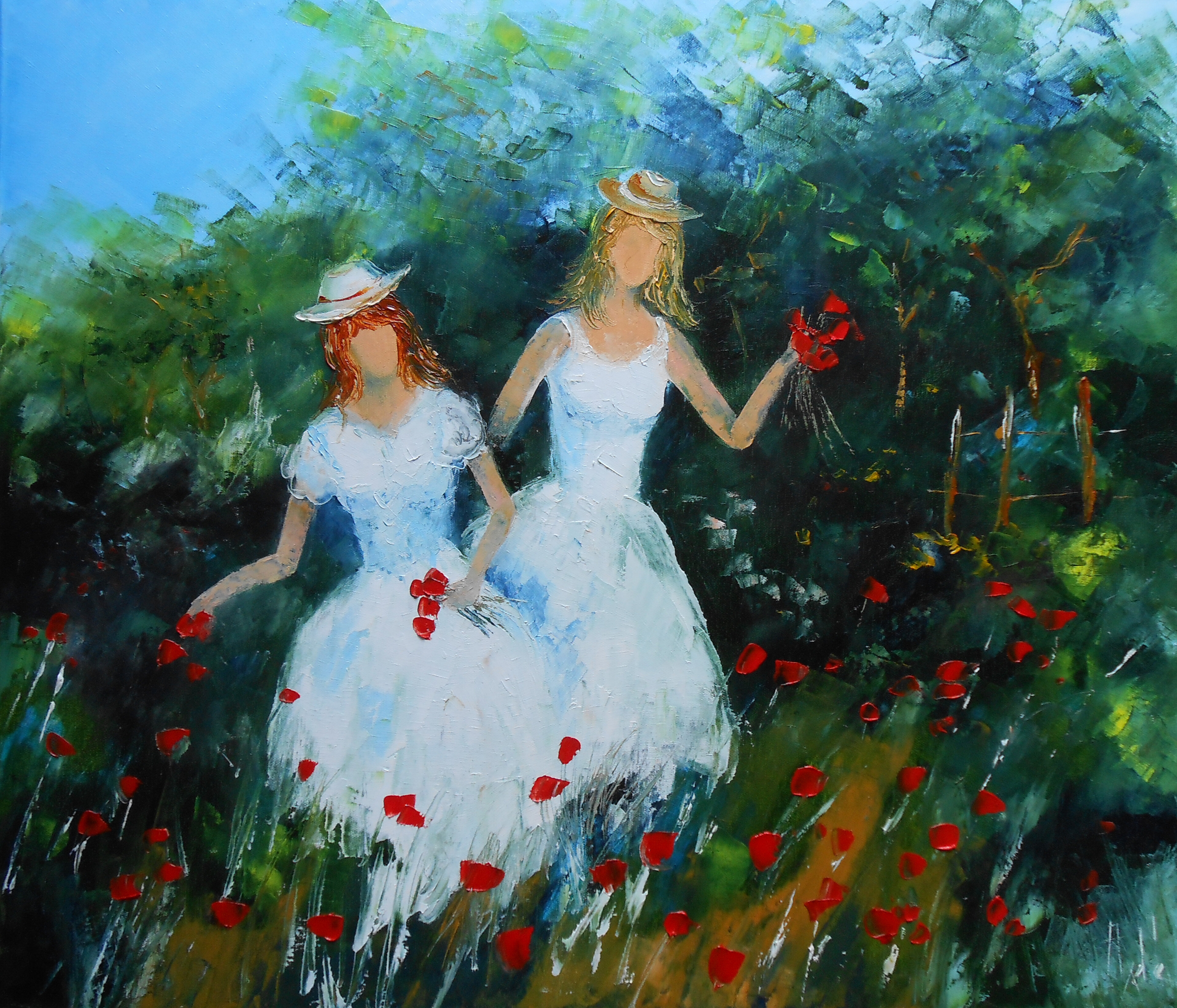 Les Demoiselles aux Coquelicots