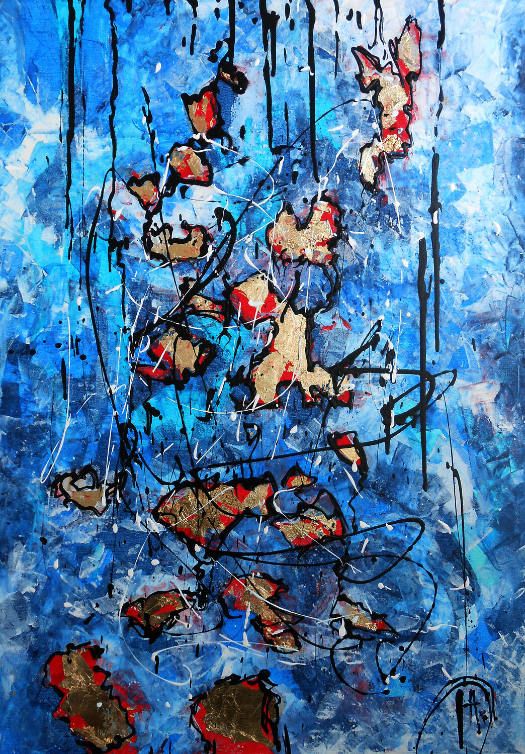 Vestiges d'âme Axelle Bosler Original painting for sale