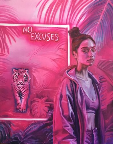 No escusas by Sheila González, Painting for Sale on Select