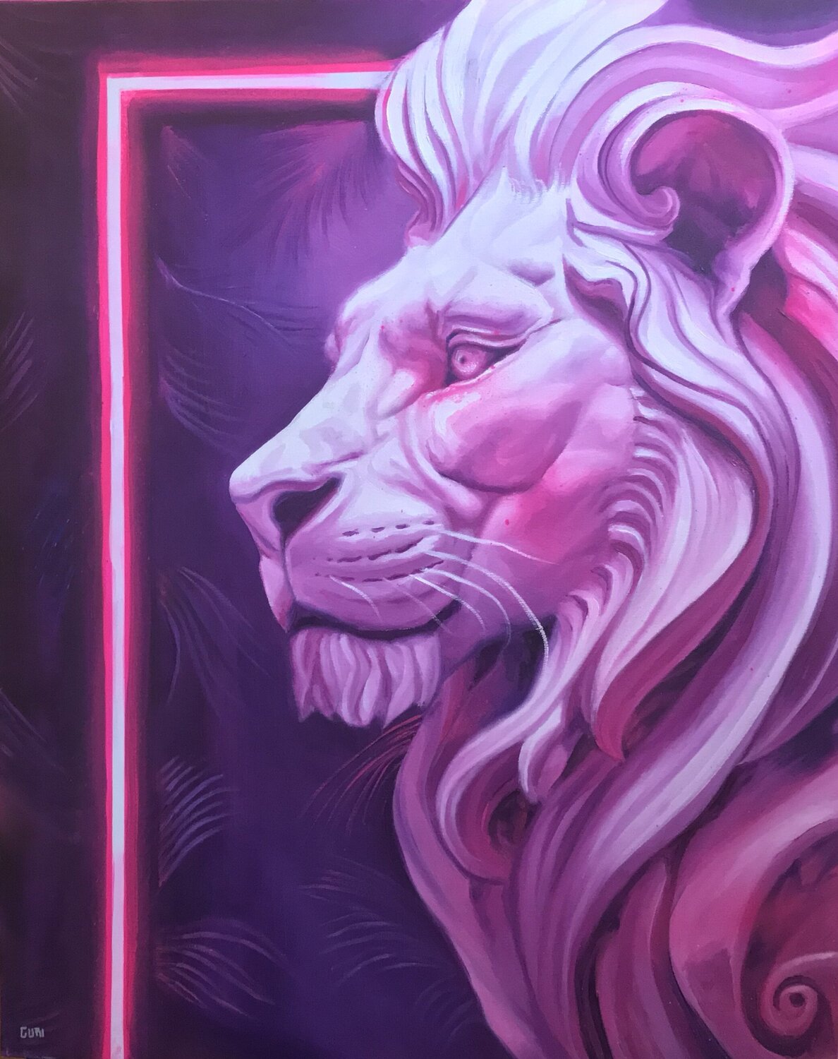 King Sheila González Original painting for sale