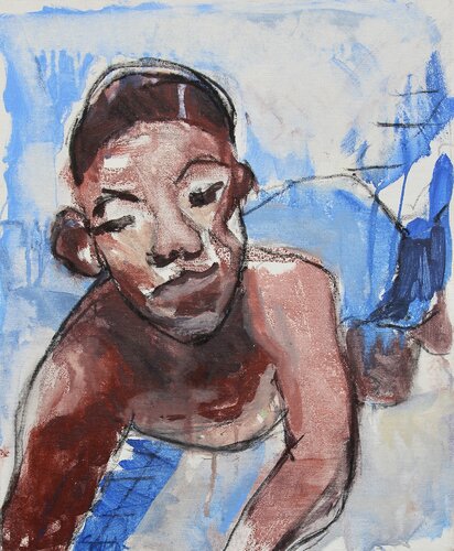 Aquatique III by Vincent Gabin, Painting for Sale on Select