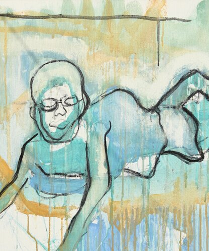 Aquatique IV by Vincent Gabin, Painting for Sale on Select