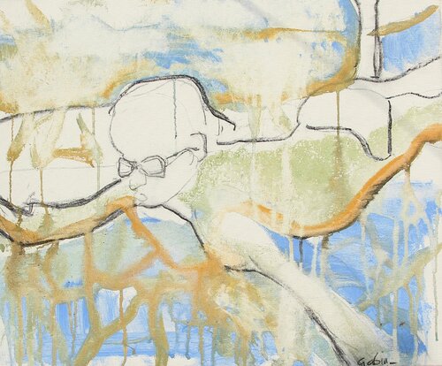 Aquatique VI by Vincent Gabin, Painting for Sale on Select