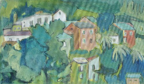 Paysage du sud I by Vincent Gabin, Painting for Sale on Select