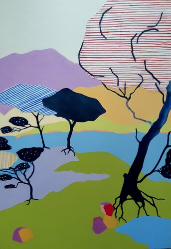 Paysage du sud by Vincent Gabin, Painting for Sale on Select