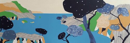 Chaos dans les calanques by Vincent Gabin, Painting for Sale on Select