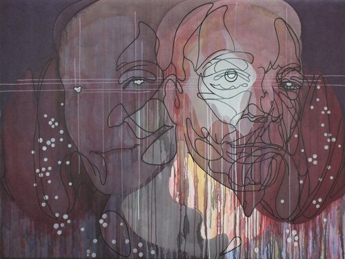 Haze / Dark Star Matter by Barbara Wijnveld, Painting for Sale on Select