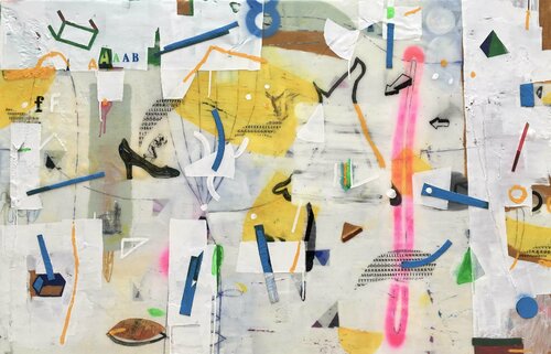 Complementos para un discurso estético / Baile y ritmo by Ángel Celada, Painting for Sale on Select