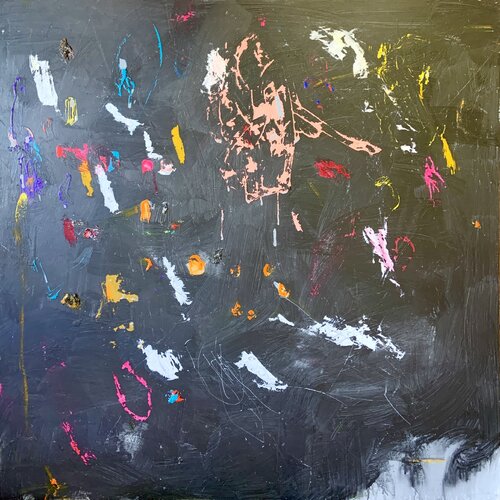 A través de la noche 2 by Ángel Celada, Painting for Sale on Select