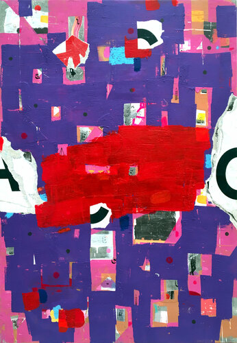 De la A a la O by Ángel Celada, Painting for Sale on Select