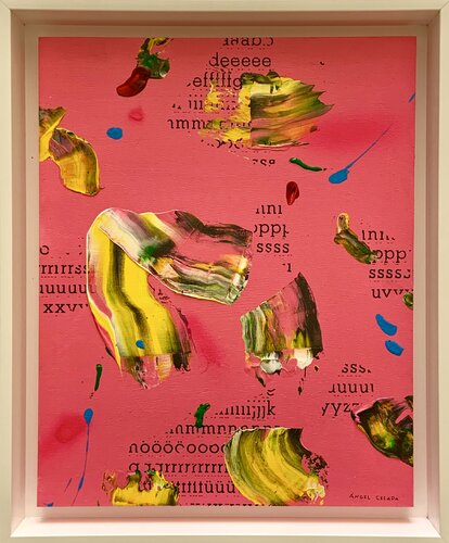 Pink by Ángel Celada, Painting for Sale on Select