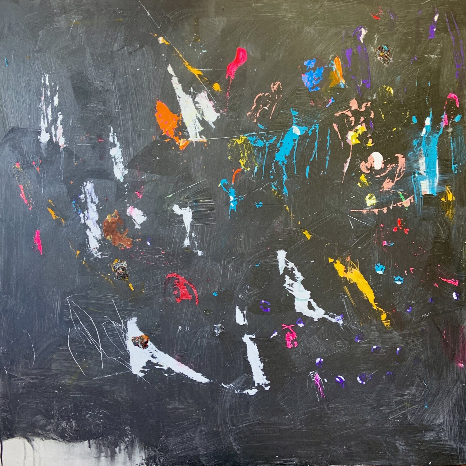 A través de la noche 1 Ángel Celada Original painting for sale