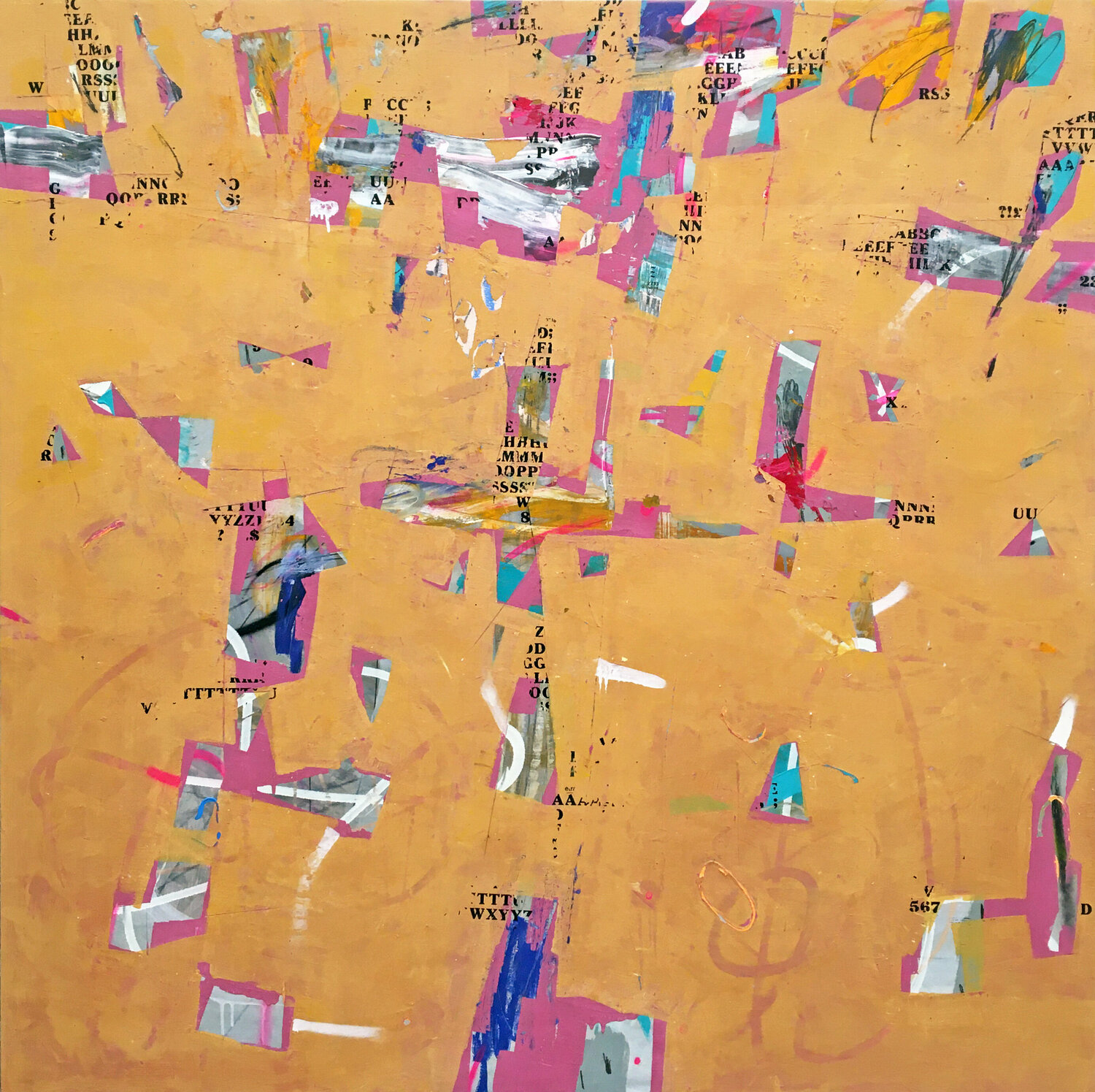Hay un camino blanco, pero no es el único que marca el ritmo Ángel Celada Original painting for sale