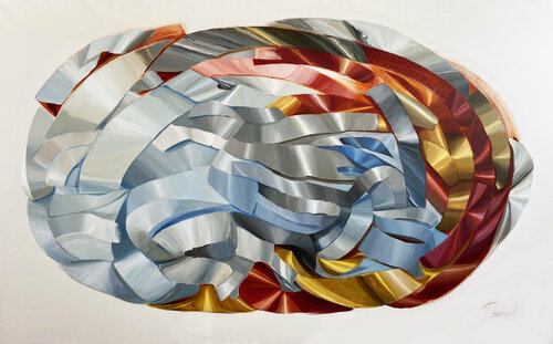 Entrelazados by Laura Porcelli, Painting for Sale on Select