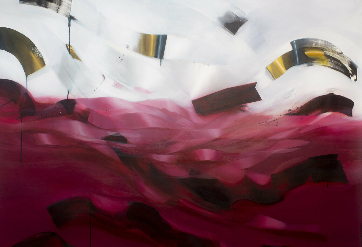 Mar Rojo Laura Porcelli Original painting for sale