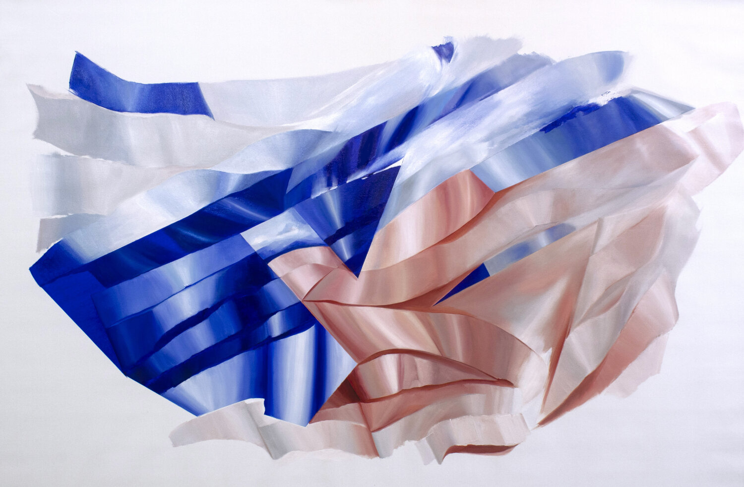 Intervened Space Laura Porcelli Original painting for sale