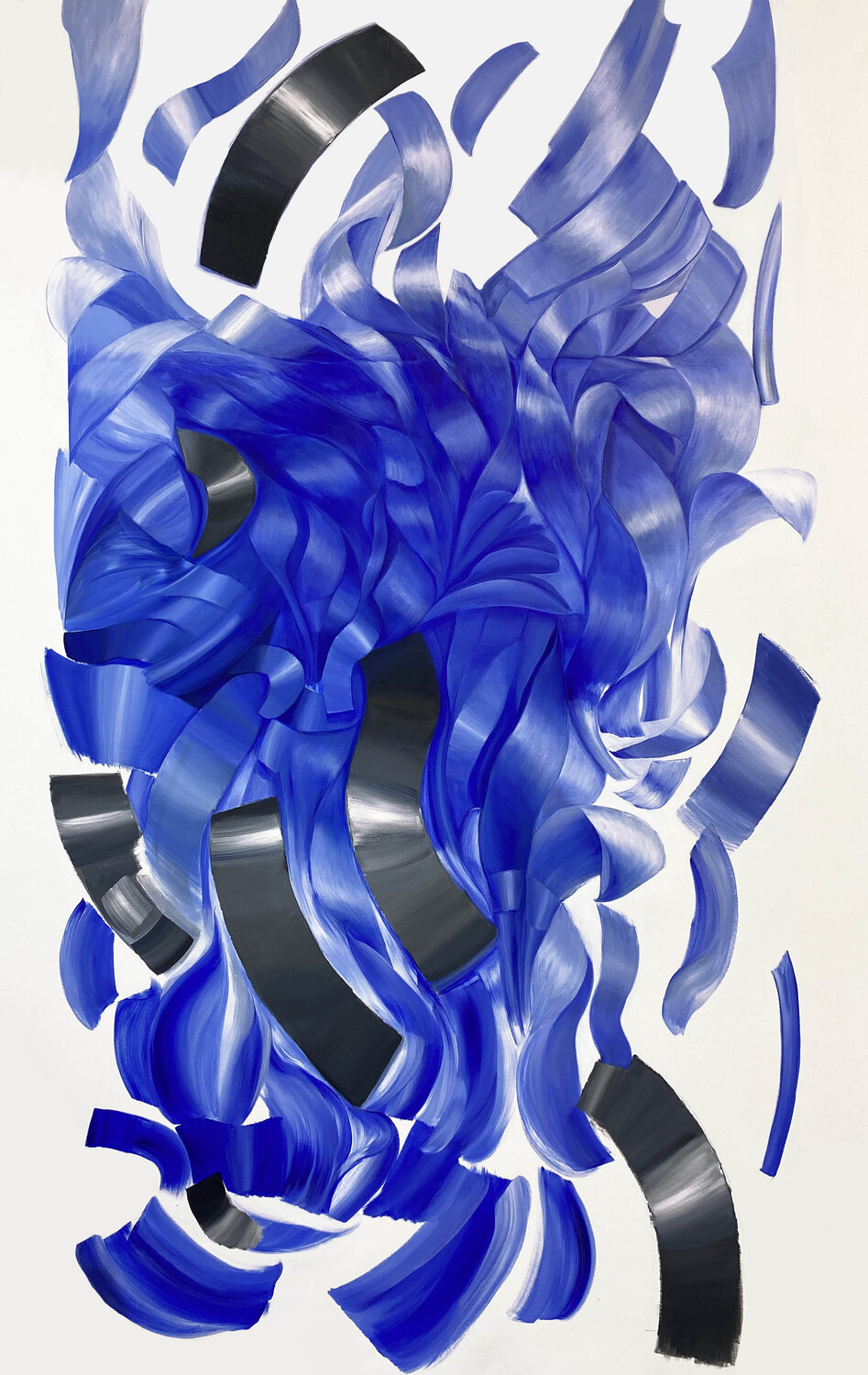 Vegetación Nocturna Laura Porcelli Original painting for sale