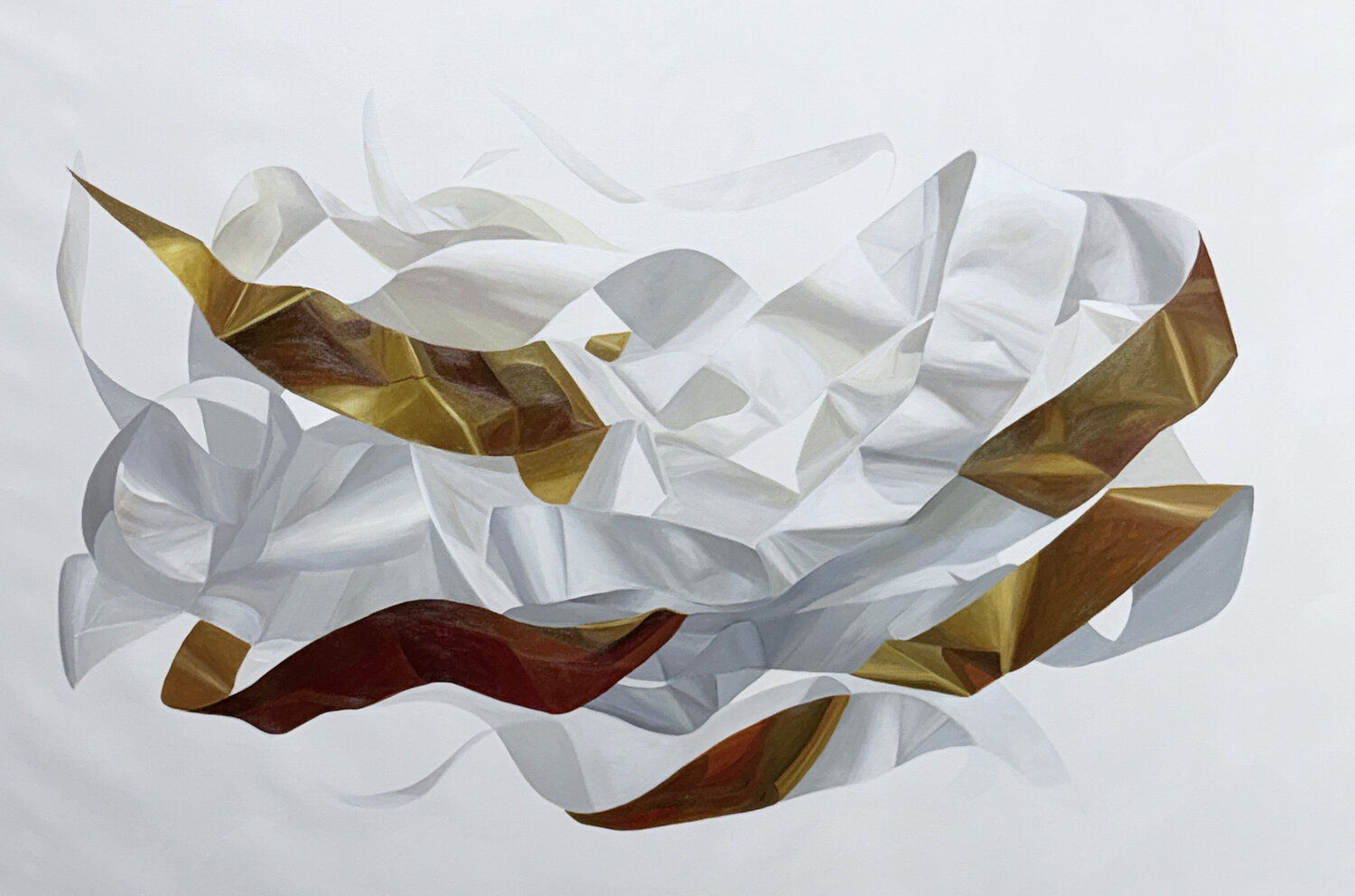 Gold Cloud Laura Porcelli Original painting for sale