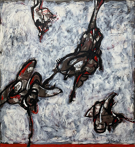 Movement and Calmness by Gor Avetisyan, Painting for Sale on Select