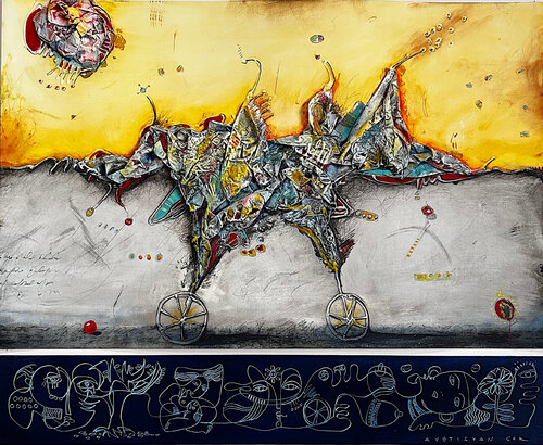 Gor Avetisyan Deeper Present of Life IV by Gor Avetisyan, Painting for Sale on Select