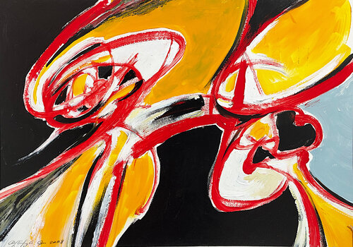 The Beauty of Abstraction I by Gor Avetisyan, Painting for Sale on Select