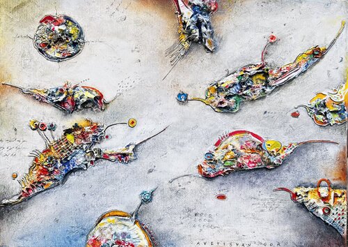 Flying by Gor Avetisyan, Painting for Sale on Select