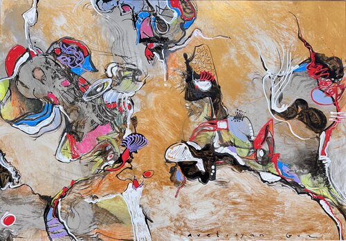 Imaginative Composition by Gor Avetisyan, Painting for Sale on Select