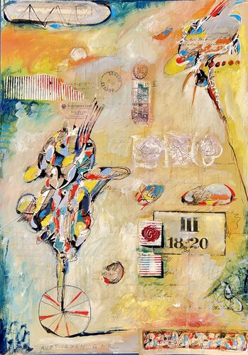 A Visual Journey Through History XI by Gor Avetisyan, Painting for Sale on Select