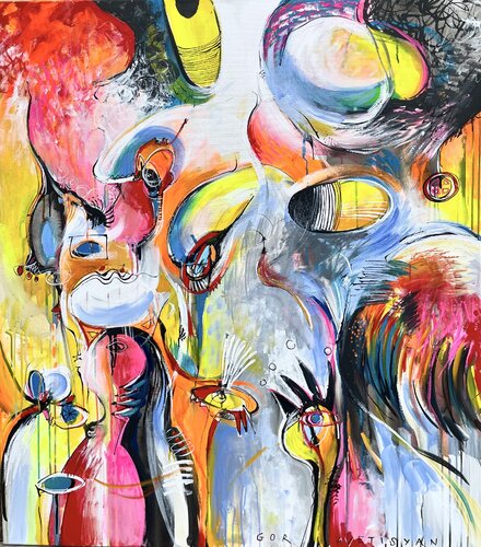 Joyful Reverie by Gor Avetisyan, Painting for Sale on Select