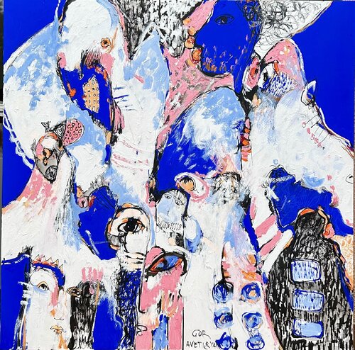 Blue Paradise by Gor Avetisyan, Painting for Sale on Select