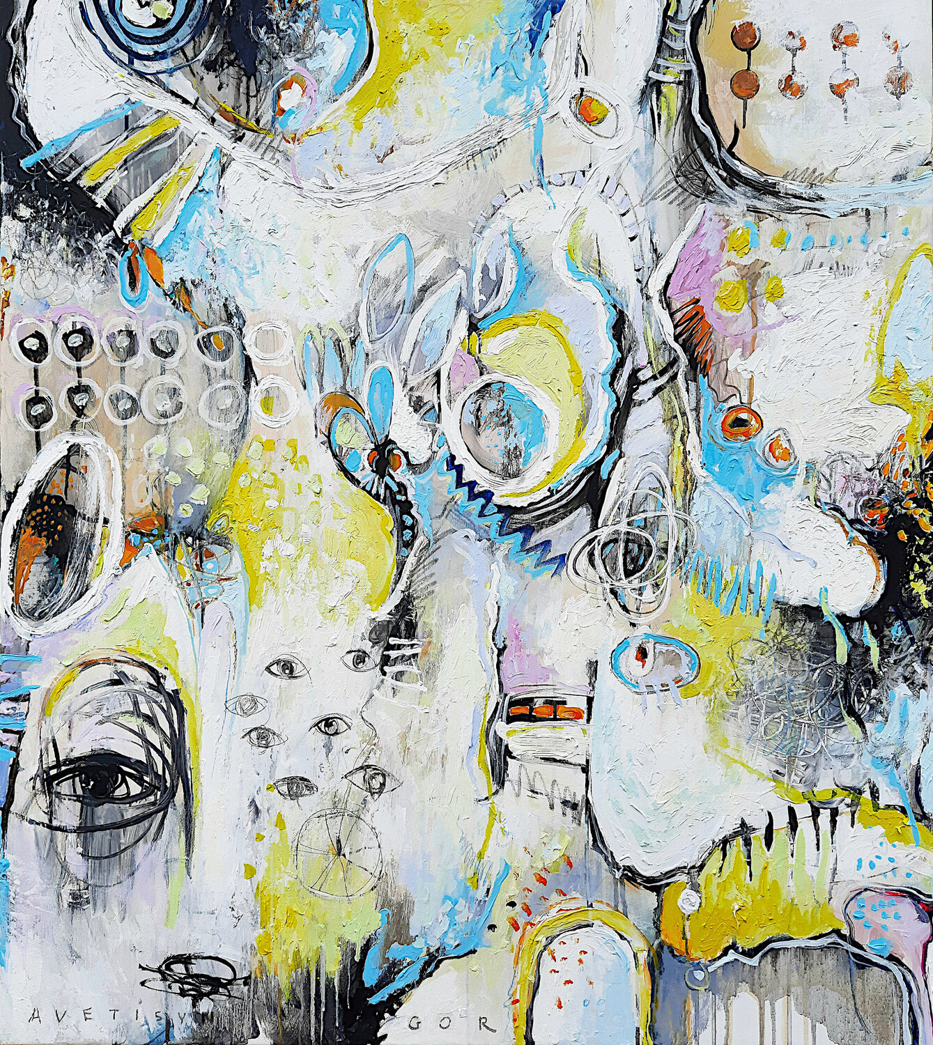 Tender Love Gor Avetisyan Original painting for sale