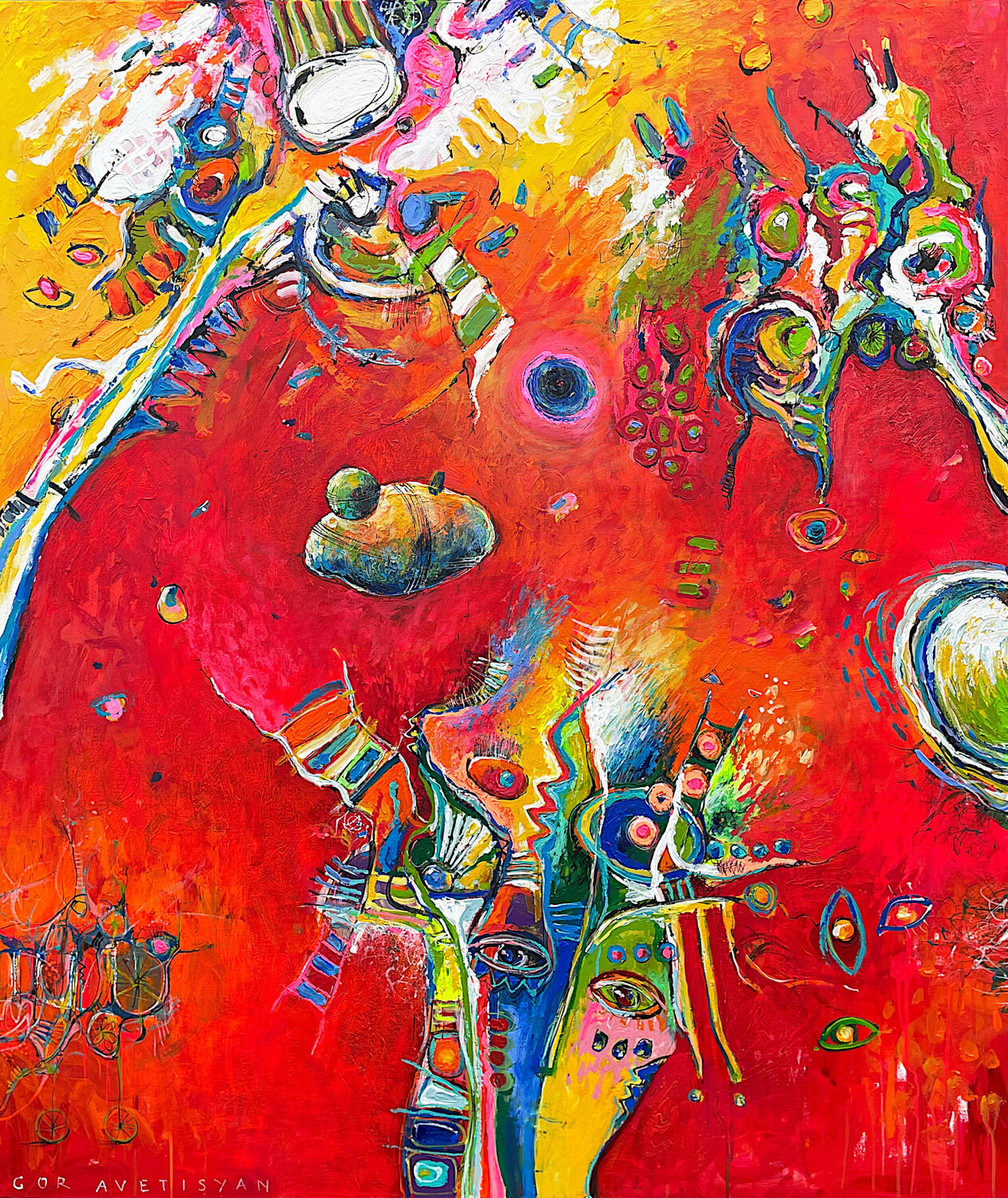 Unlimited Love Gor Avetisyan Original painting for sale