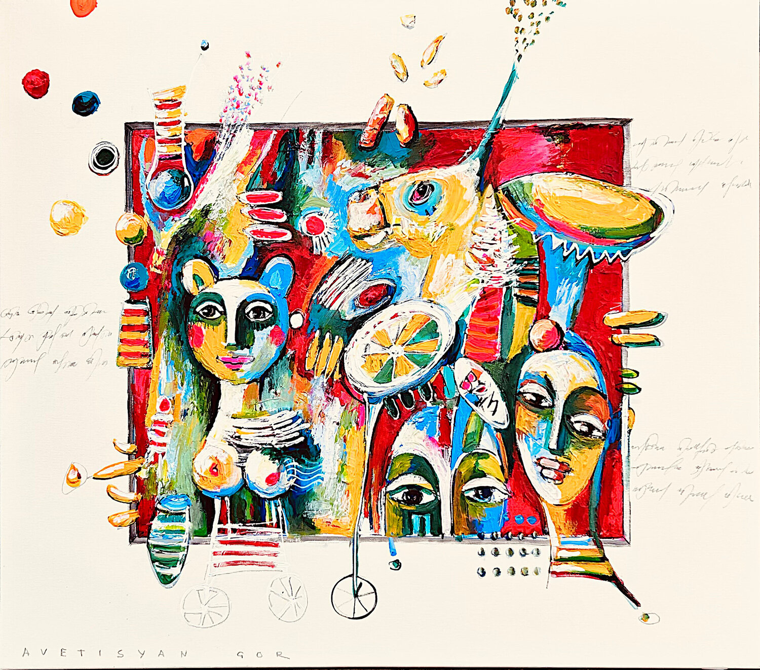 Joyful Dream Gor Avetisyan Original painting for sale