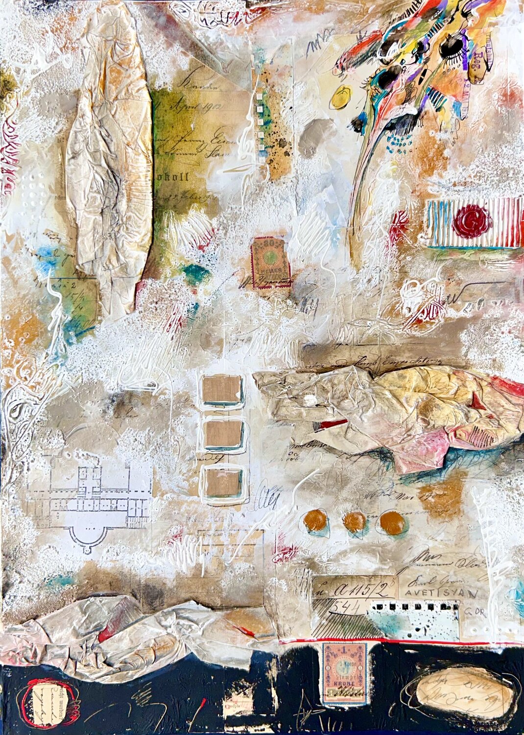 A Visual Journey Through History X Gor Avetisyan Original painting for sale