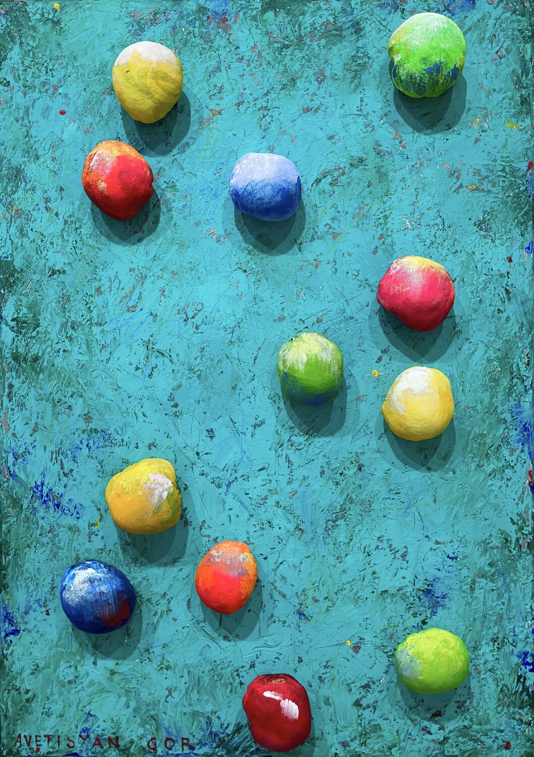 Playful Elegance II Gor Avetisyan Original painting for sale
