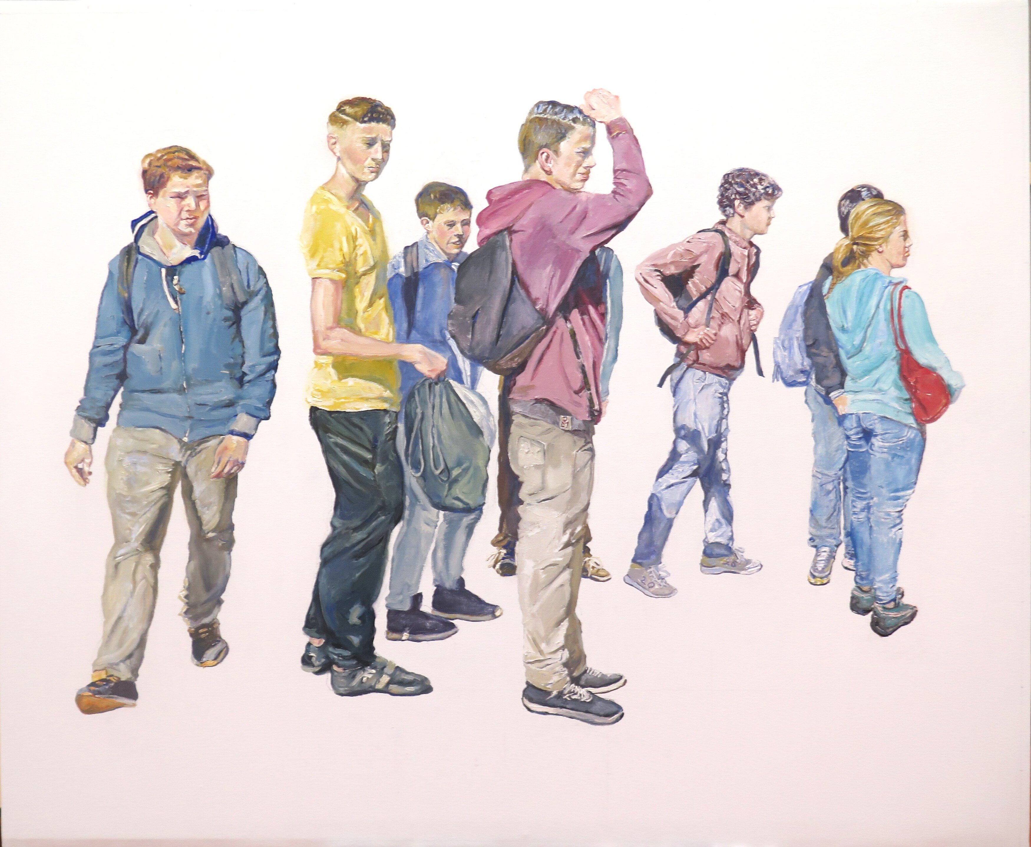 Grupo de adolescentes