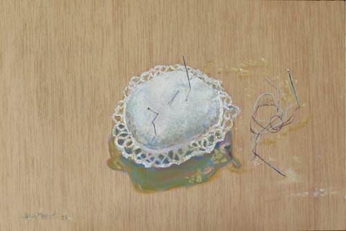 el acerico by Jesús Manuel Moreno, Painting for Sale on Select