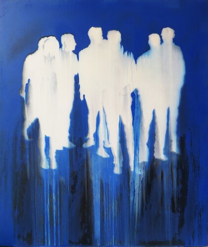 No friends by Jesús Manuel Moreno, Painting for Sale on Select