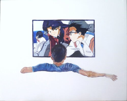 Neon Genesis Evangelion by Jesús Manuel Moreno, Painting for Sale on Select
