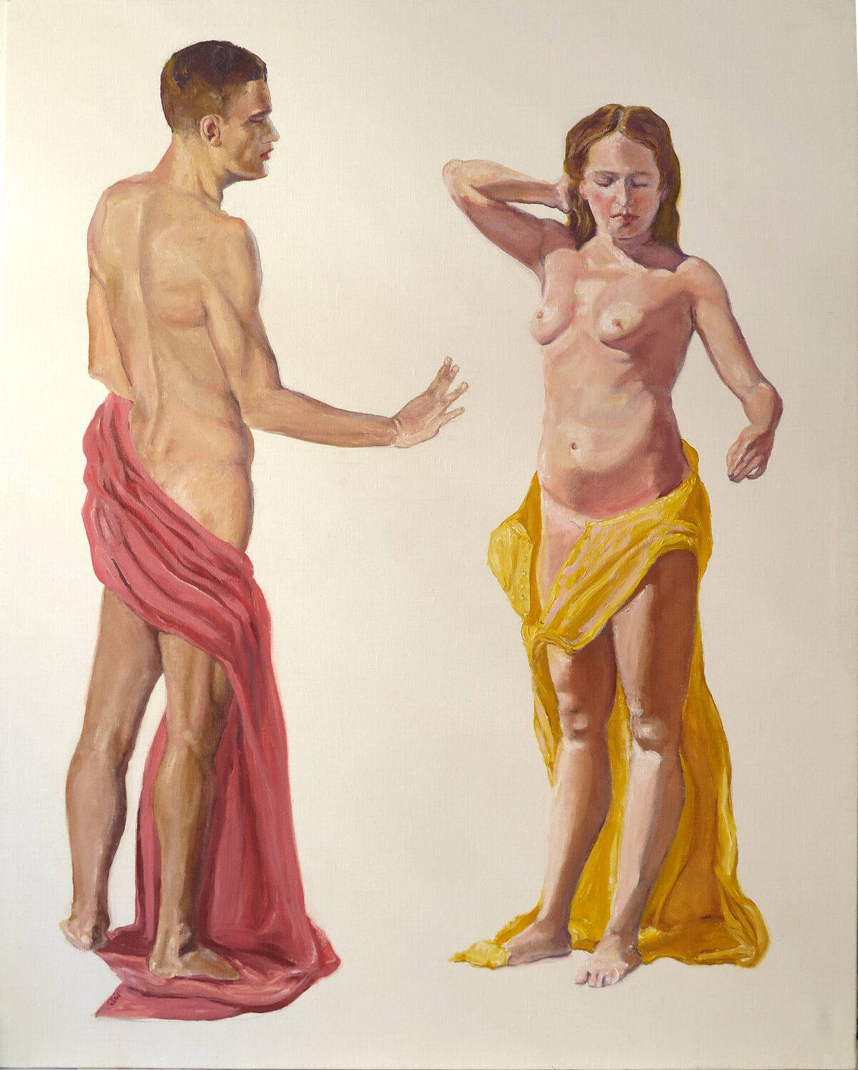 Dionisio y Ariadna Jesús Manuel Moreno Original painting for sale