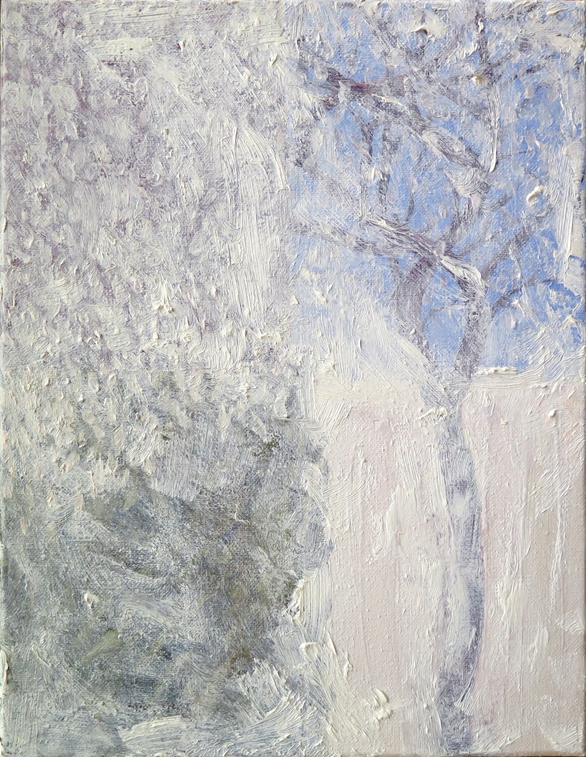 Tapia nevando Jesús Manuel Moreno Original painting for sale