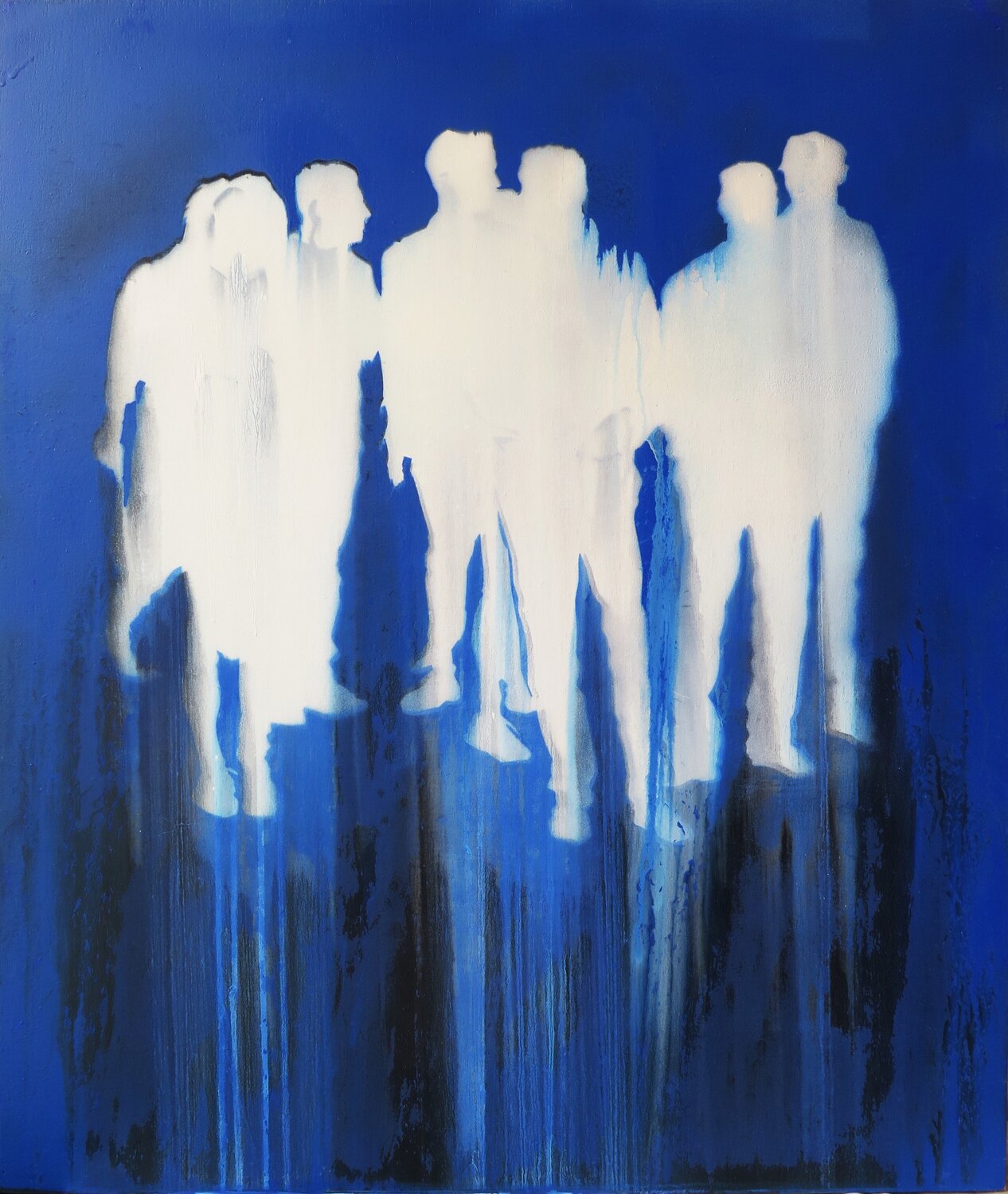 No friends Jesús Manuel Moreno Original painting for sale