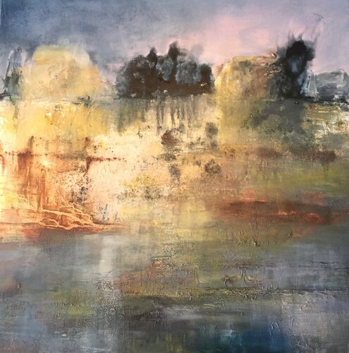 Moorlandschaft by Maria-Isabel Brandis, Painting for Sale on Select