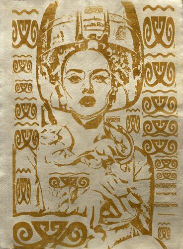 Natalie 2 by Maria-Isabel Brandis, Painting for Sale on Select