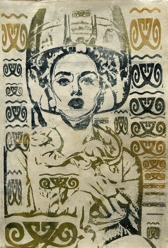 Natalie 3 by Maria-Isabel Brandis, Painting for Sale on Select