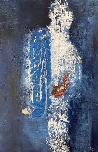 Der Badende by Maria-Isabel Brandis, Painting for Sale on Select