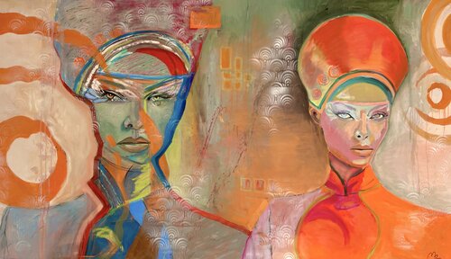 Irreal by Maria-Isabel Brandis, Painting for Sale on Select