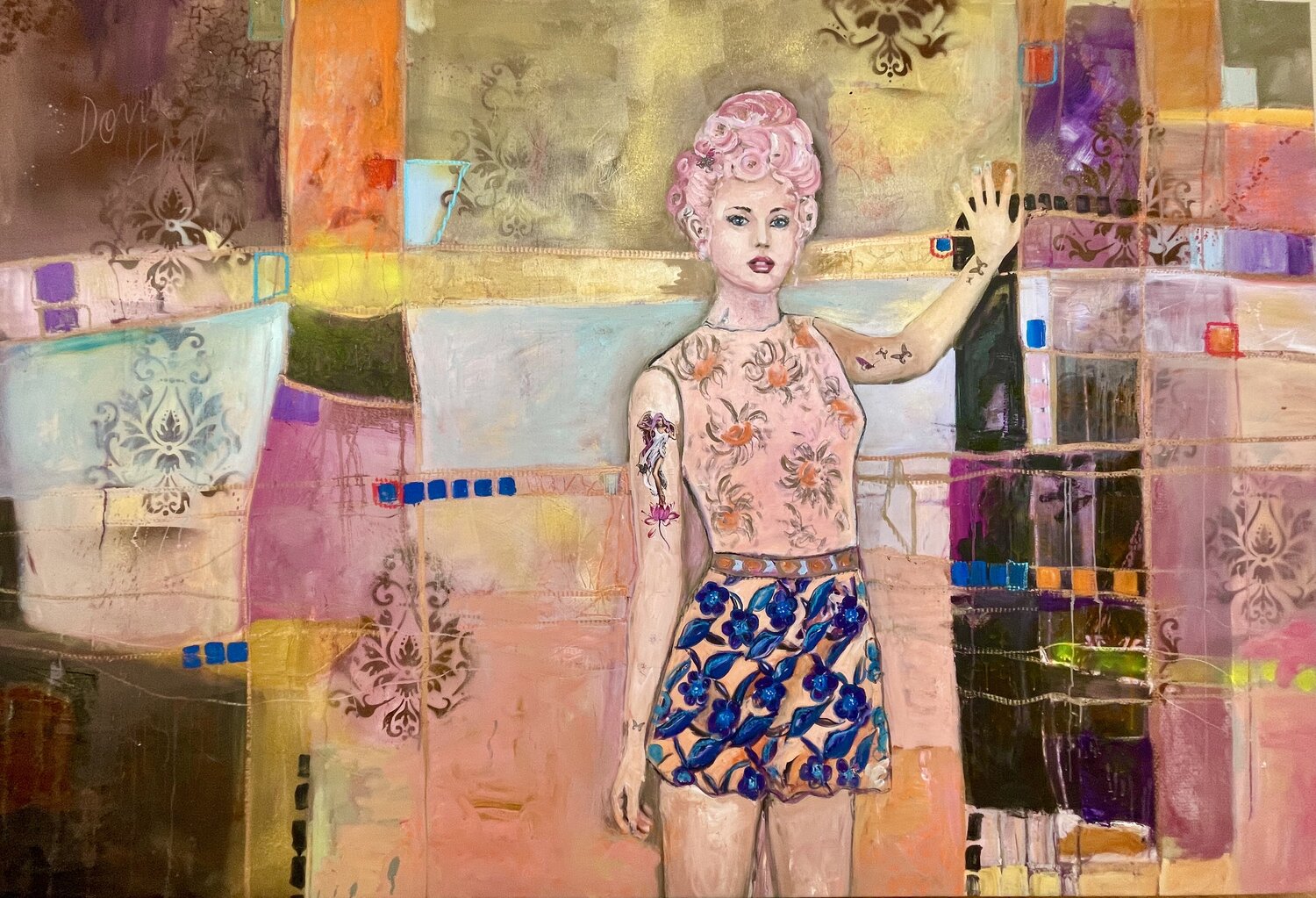 Golden Days Maria-Isabel Brandis Original painting for sale