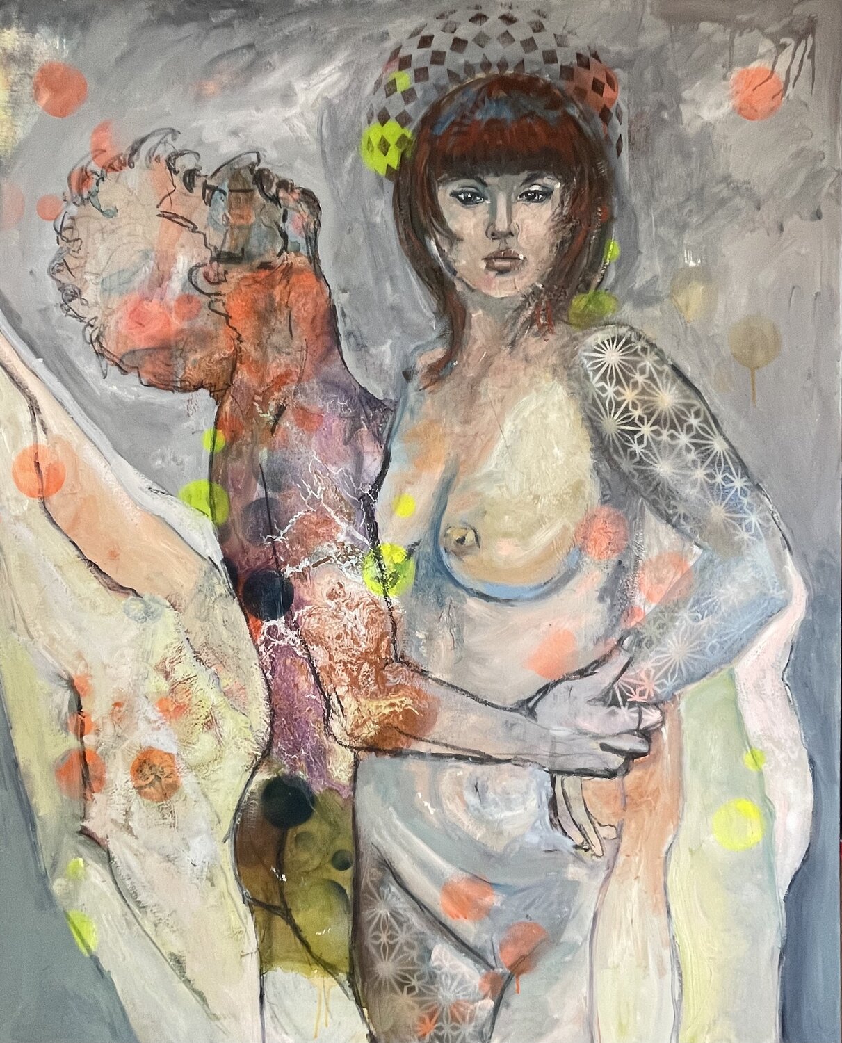 "Die Liebende 1" Maria-Isabel Brandis Original painting for sale
